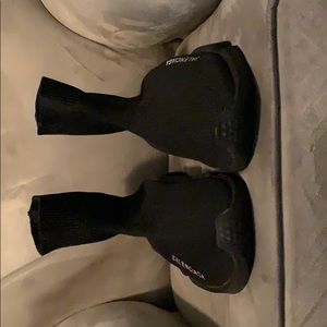 Balenciaga speed trainers all black